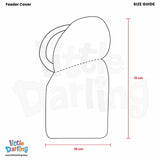 Feeder Cover White Color Vroom Print | Little Darling - Zubaidas Mothershop
