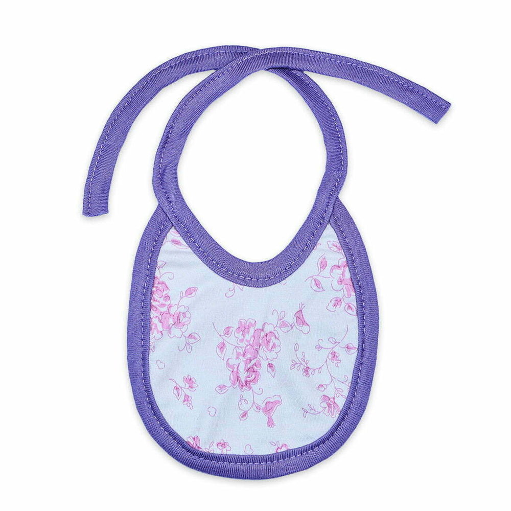 Flowers Printed Pack of 5 Bibs | Little Darling - Zubaidas Mothershop