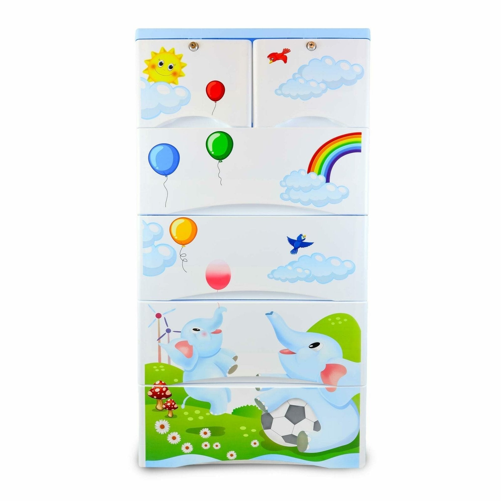 Four Plus Two Boxes Drawer For Kids
