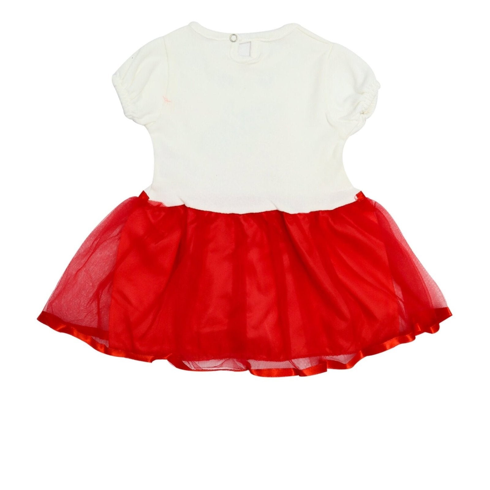 Girls Fancy Frock With Hairband Strawberry Print by Made In Turkey