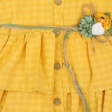 Girls Fancy Frock Yellow Color - Zubaidas Mothershop