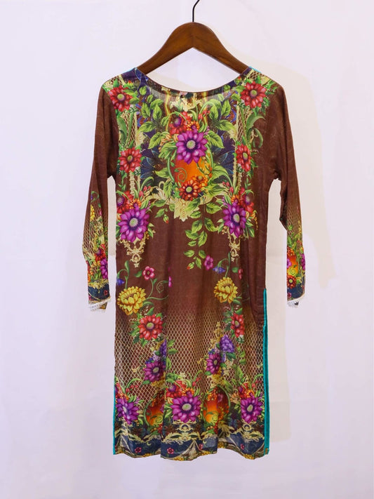 Girls Kurti Digital Print | SheClub - Zubaidas Mothershop