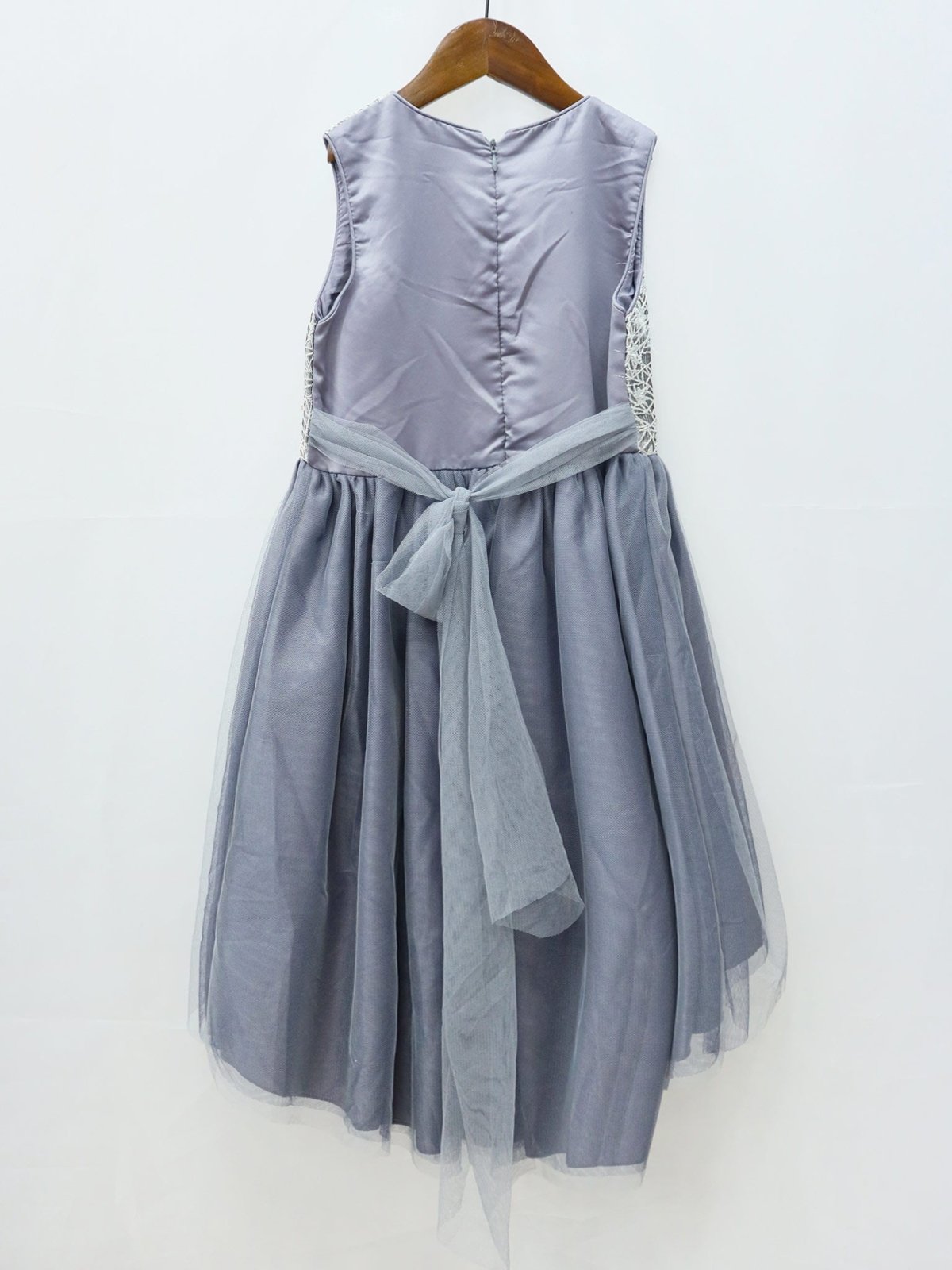 Girls Maxi Frock Grey Color