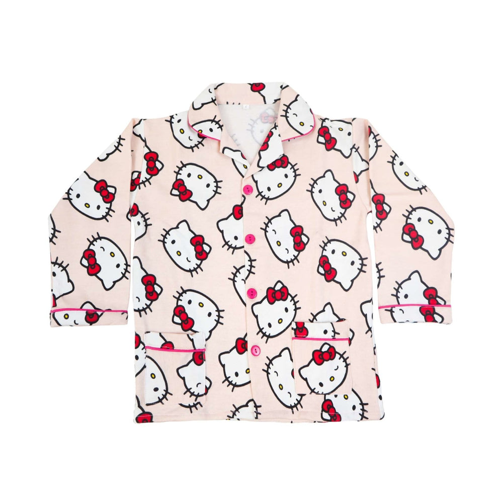 Girls Night Suit Hello Kitty Printed - Zubaidas Mothershop