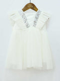 Girls Tulle Frock White Color - Zubaidas Mothershop