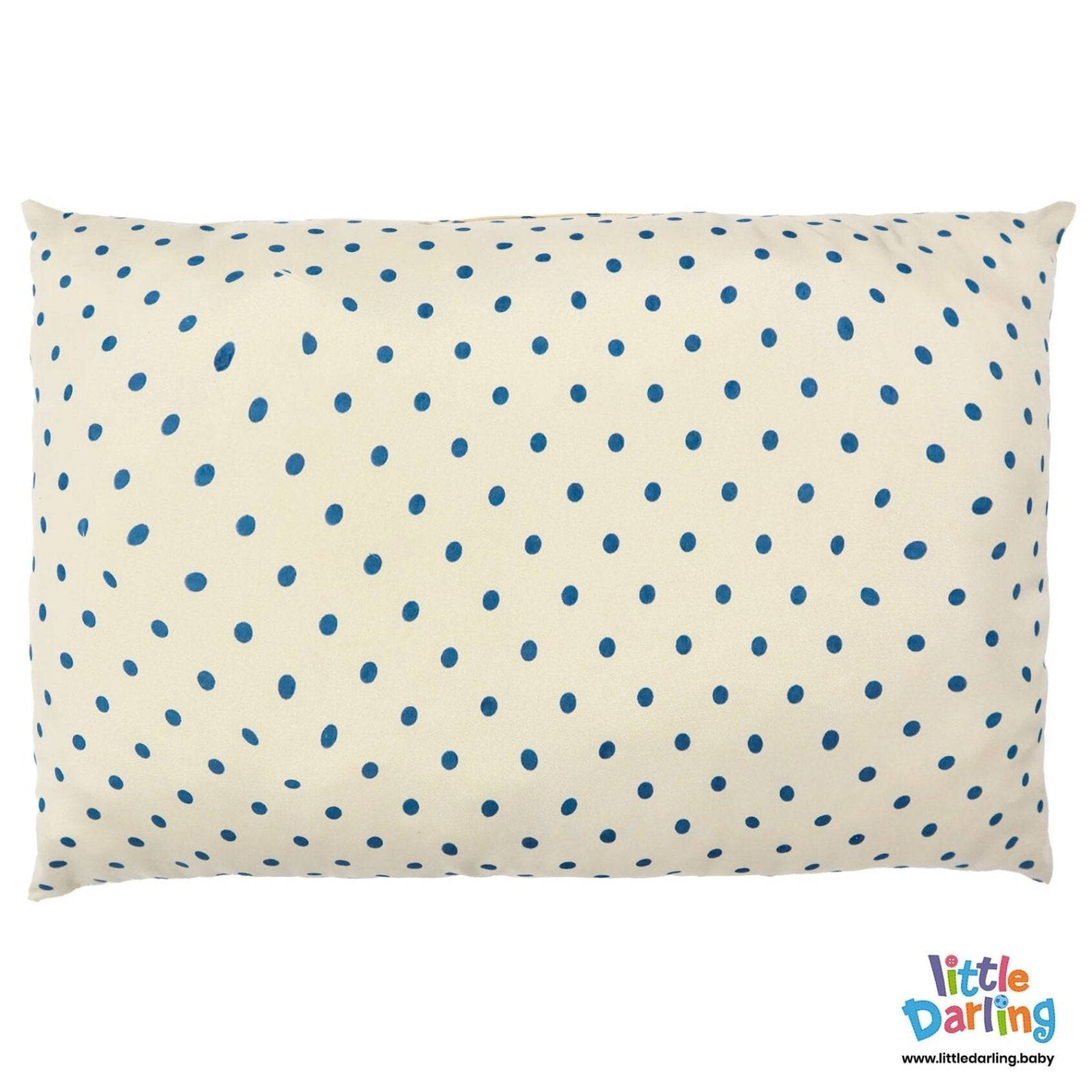 Head Pillow Blue Dot Print | Little Darling - Zubaidas Mothershop