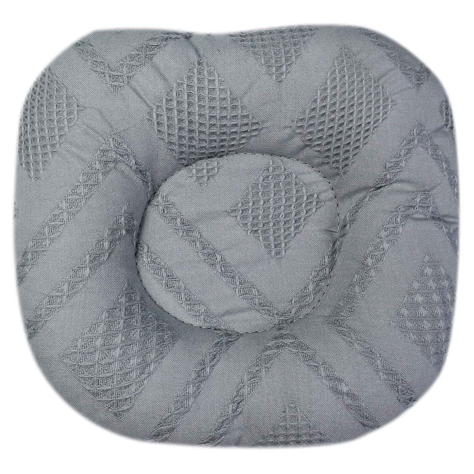 Head Pillow Gray Color Embroridary by Little Darling