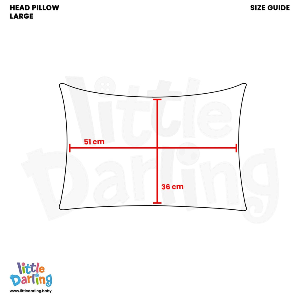 Head Pillow Plain Brown Velvet - Zubaidas Mothershop