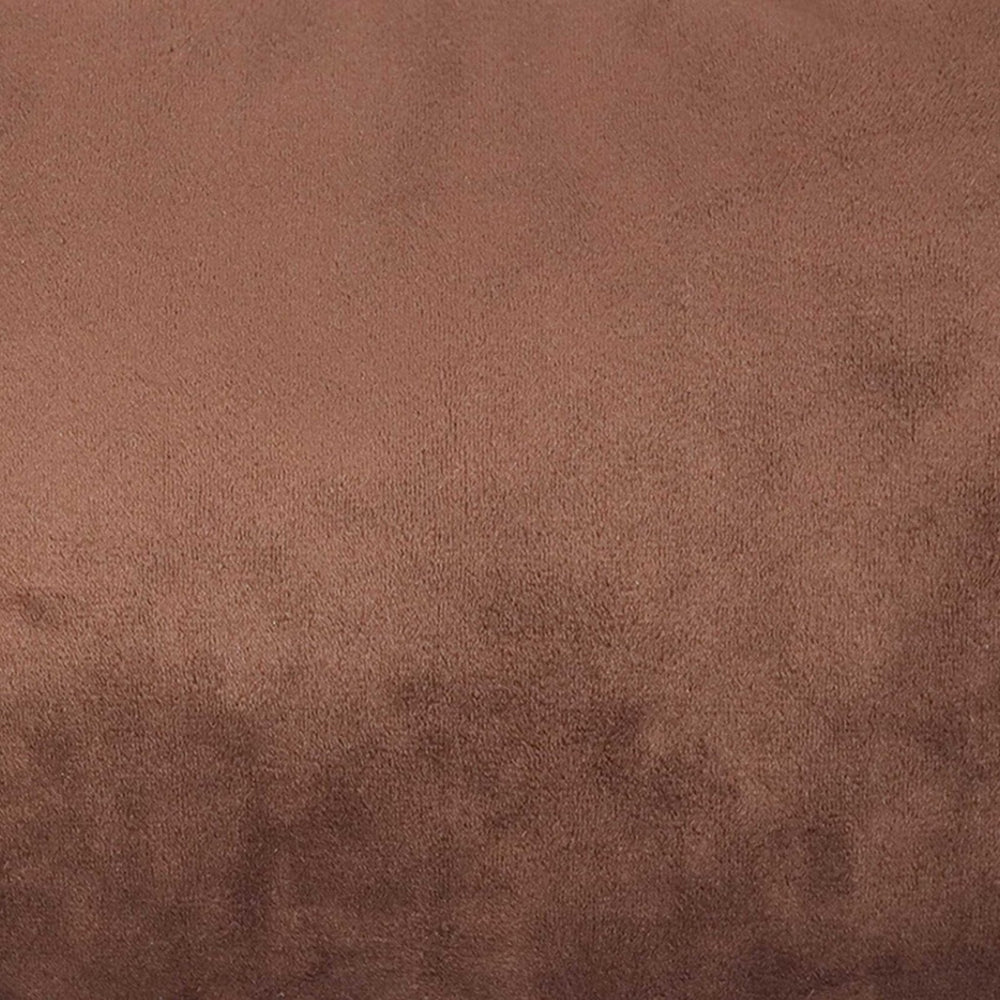 Head Pillow Plain Brown Velvet - Zubaidas Mothershop