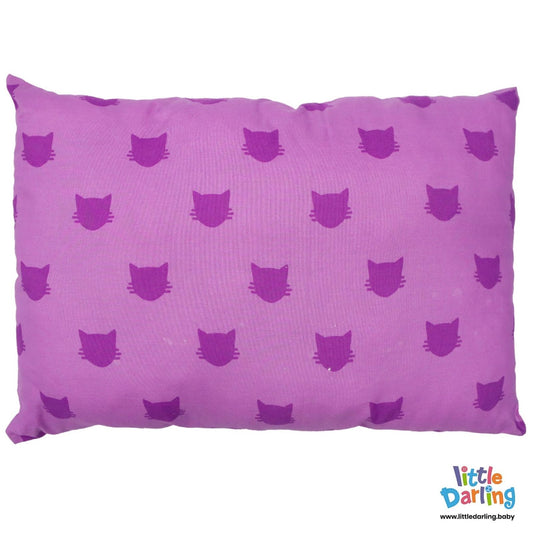 Head Pillow Purple Cat | Little Darling - Zubaidas Mothershop