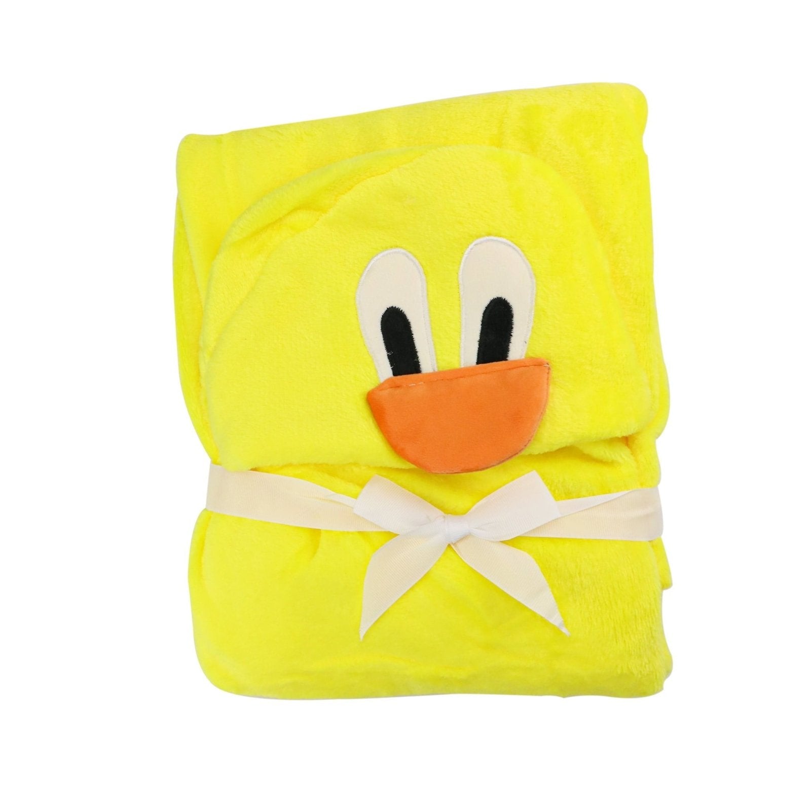 Hooded Baby Blanket Cute Duck Yellow Color - Zubaidas Mothershop