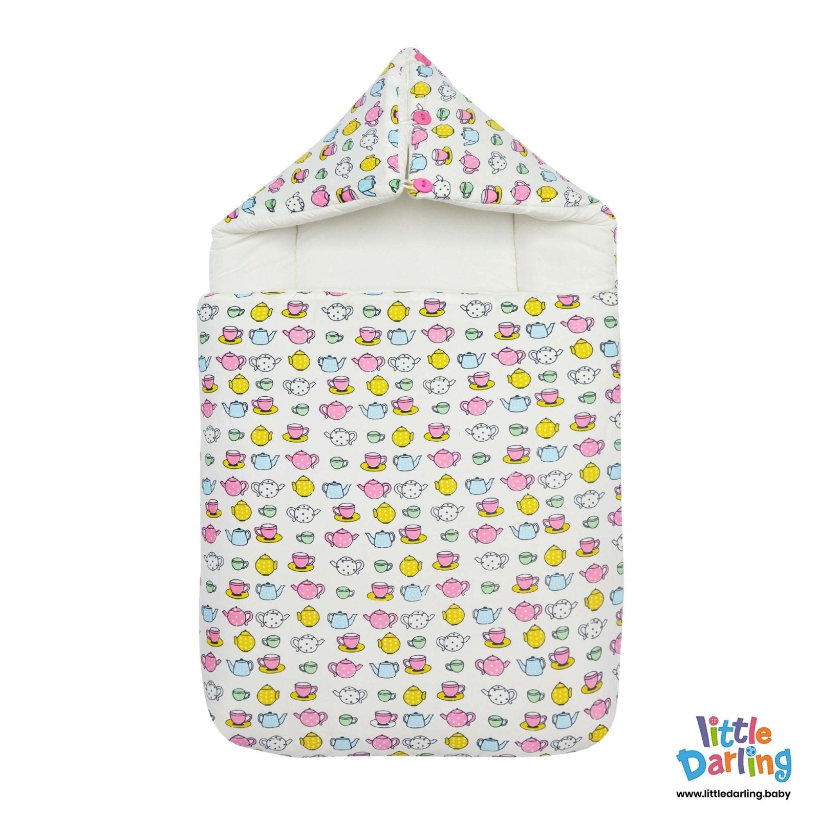 Hooded Baby Carry Nest Little Teapot by Little Darling