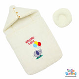 Hooded Baby Carrynest With Pillow Welcome Baby | Little Darling - Zubaidas Mothershop