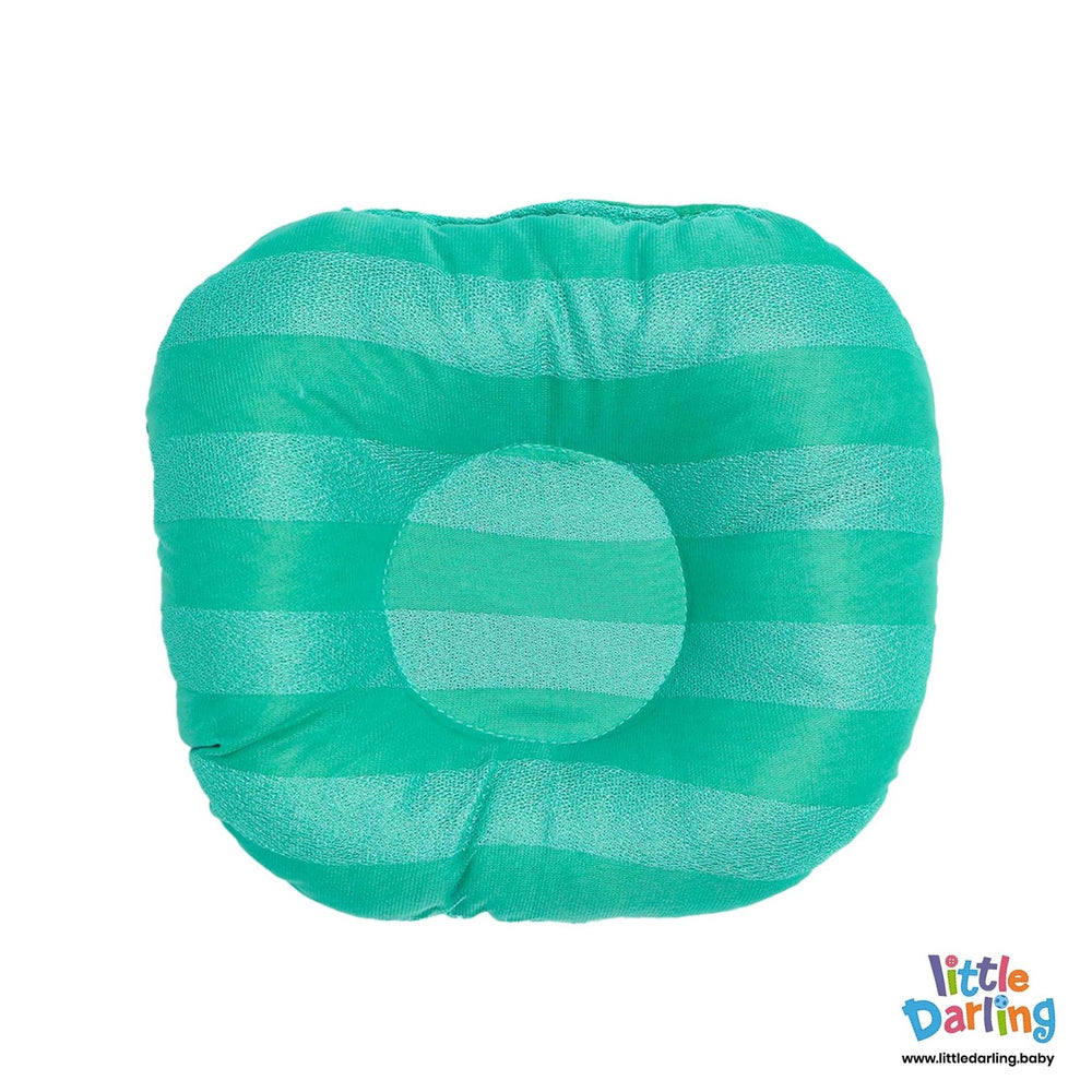 Hooded Carry Nest With Pillow Green Color | Little Darling - Zubaidas Mothershop