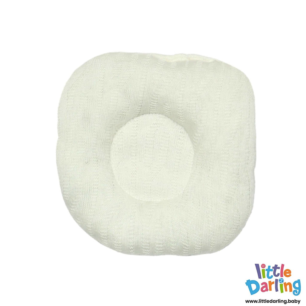Hooded Carry Nest With Pillow Plain Off White | Little Darling - Zubaidas Mothershop