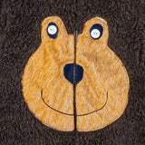Hooded Fur Romper Animal Character Brown | Little Darling - Zubaidas Mothershop