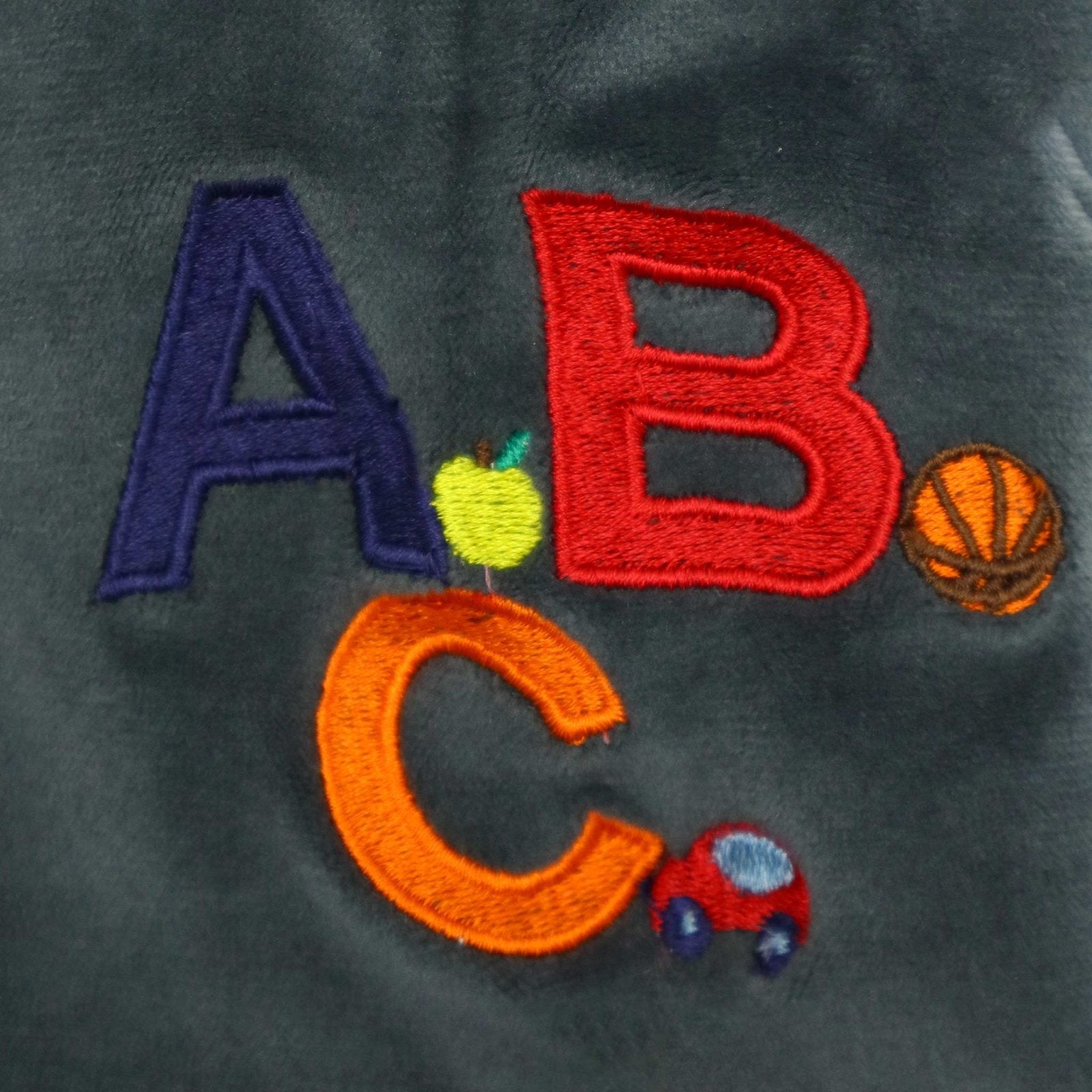 Hooded Jacket ABC Embroidery by Little Darling