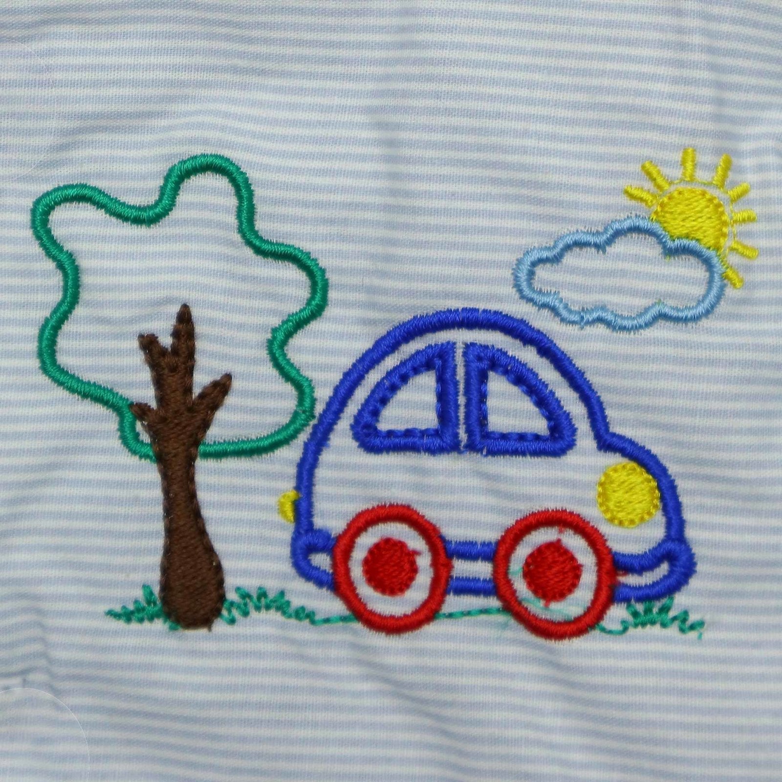 Hooded Jacket Car Embroidery by Little Darling
