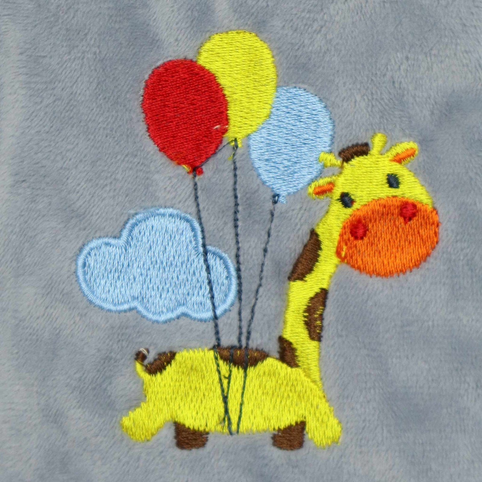 Hooded Jacket Giraffe Embroidery by Little Darling