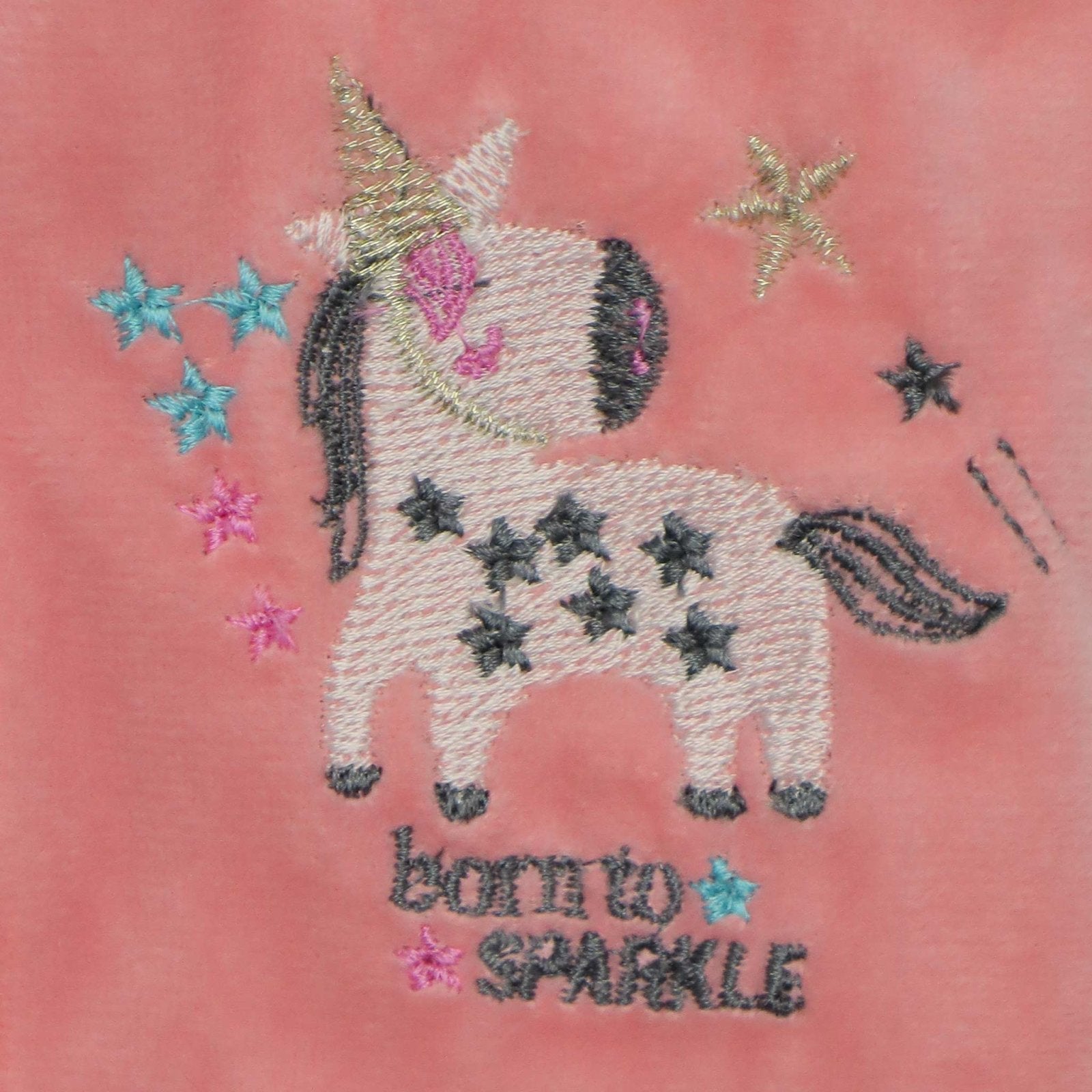 Hooded Jacket Horse Embroidery by Little Darling