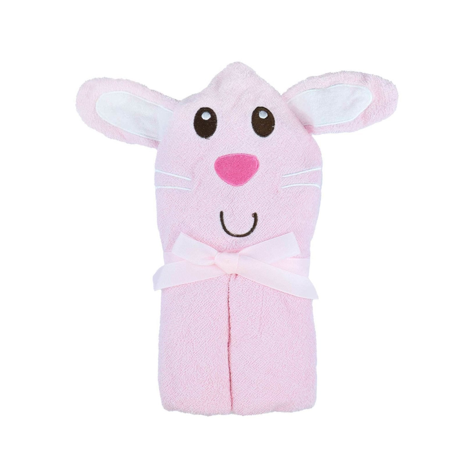 Hooded Towel Bunny Pink | Little Darling - Zubaidas Mothershop