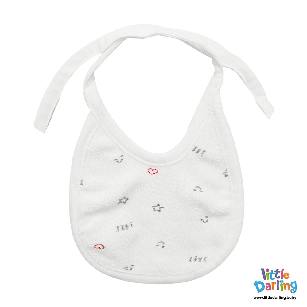 I Love Mummy Daddy Printed Pack of 5 Bibs | Little Darling - Zubaidas Mothershop