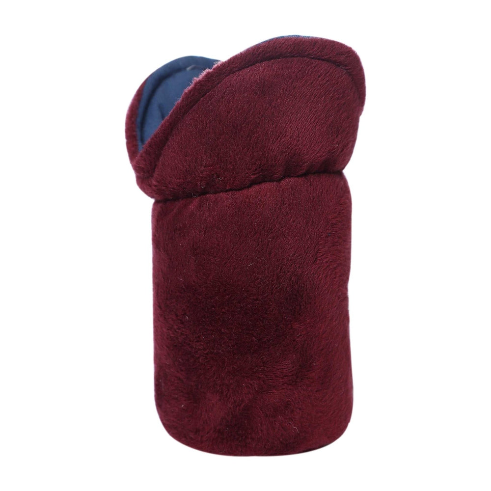 Infant Feeder Cover Fleece Maroon Color | Little Darling - Zubaidas Mothershop