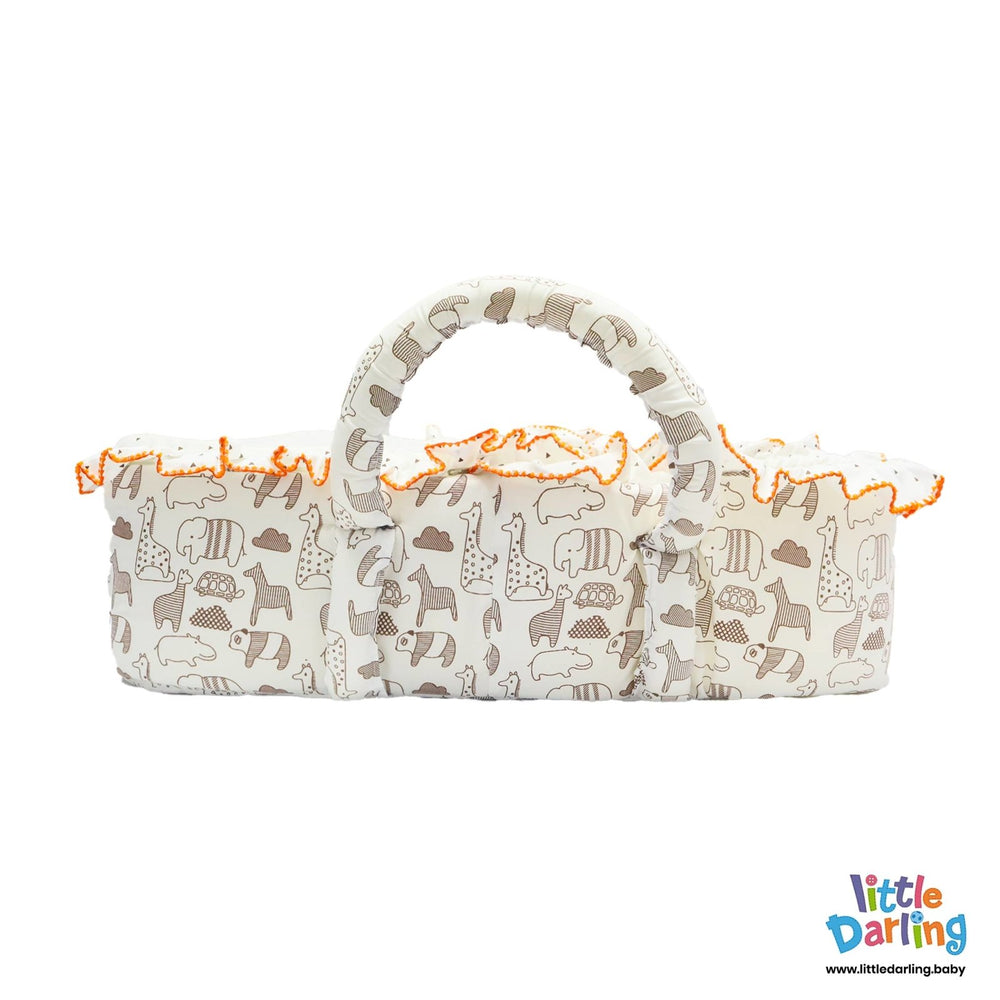 Infant Moses Basket Animal Print | Little Darling - Zubaidas Mothershop