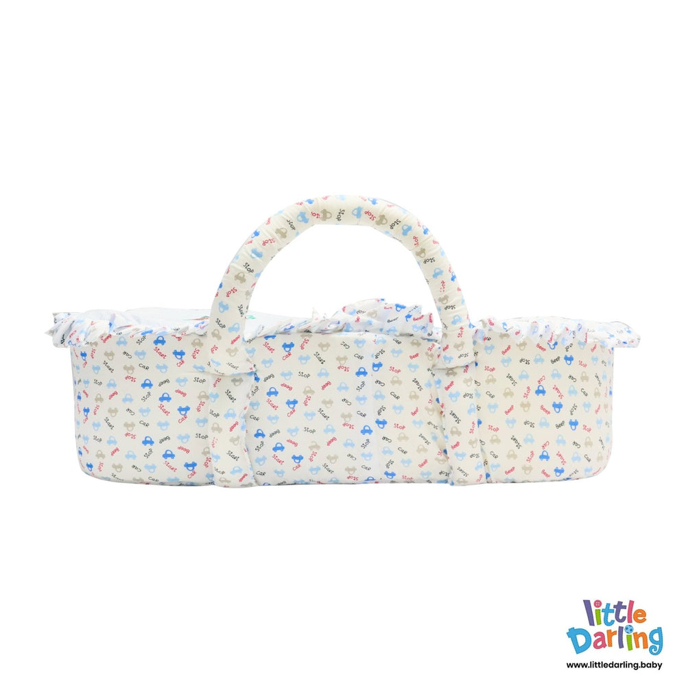 Infant Moses Basket Cars Print | Little Darling - Zubaidas Mothershop