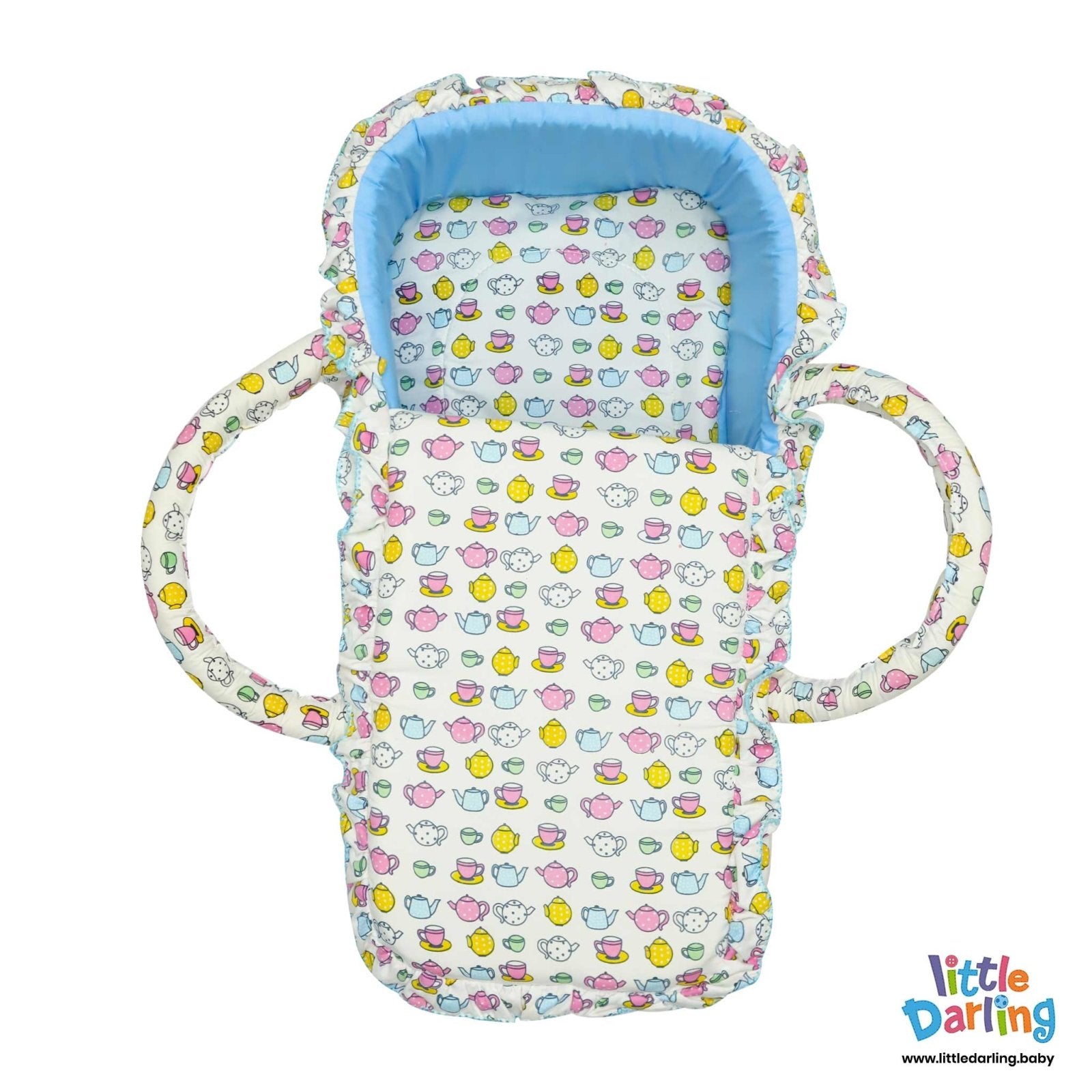 Infant Moses Basket Little Teapot Design | Little Darling - Zubaidas Mothershop