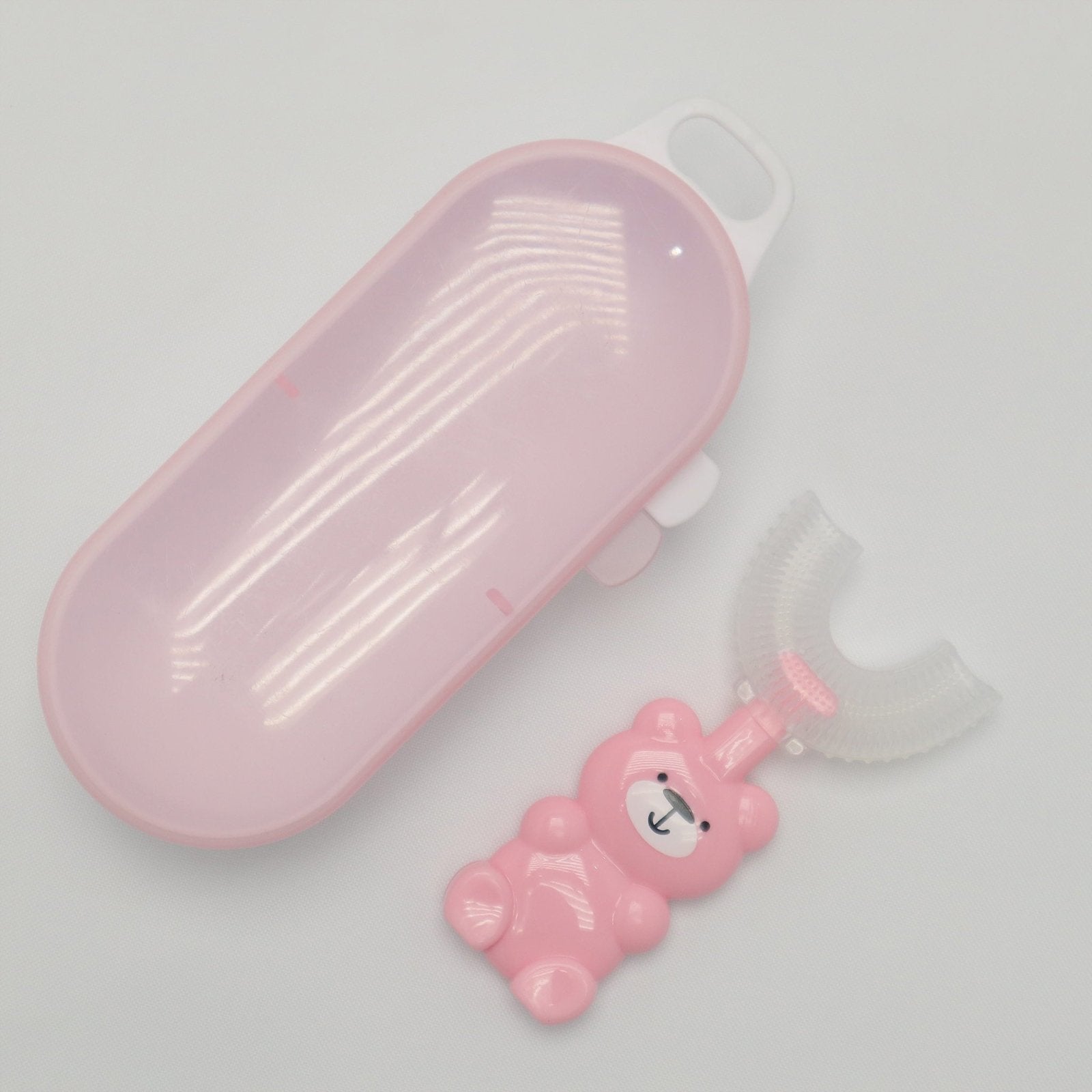 Infant U Shaped Tooth Brush Pink - Zubaidas Mothershop