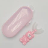 Infant U Shaped Tooth Brush Pink - Zubaidas Mothershop