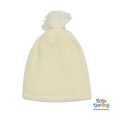 Infant Woolen Cap Off White Color | Little Darling - Zubaidas Mothershop