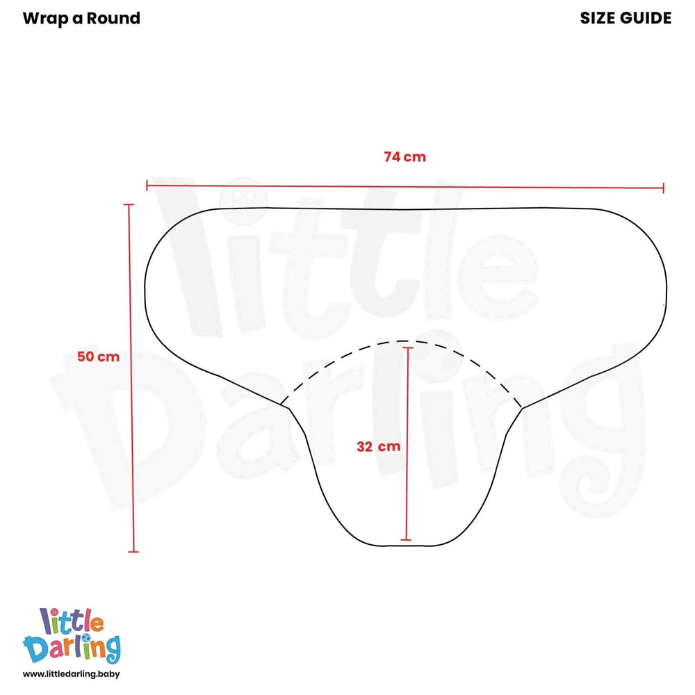 Infant Wrap a Round Blue Color | Little Darling - Zubaidas Mothershop