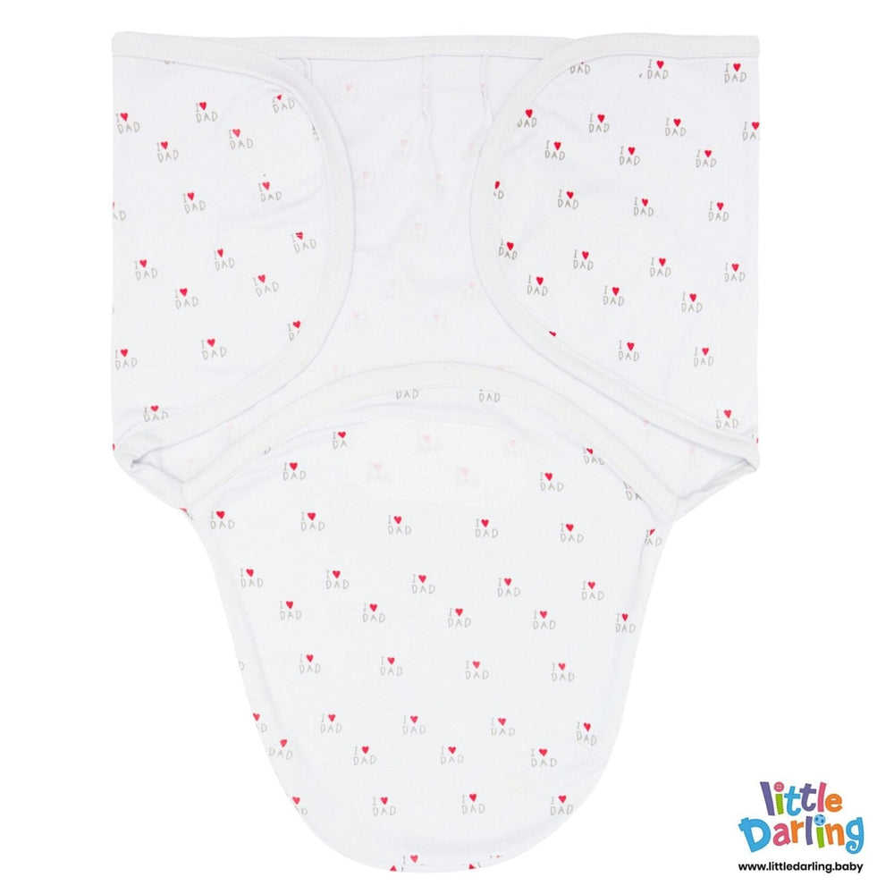 Infant Wrap a round I Love Dad | Little Darling - Zubaidas Mothershop