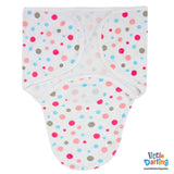 Infant Wrap a Round Multi Color Dotted Print | Little Darling - Zubaidas Mothershop