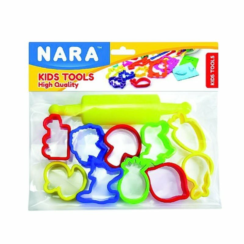 Kids Tools 10 Cutters and 1 Roller | NARA - Zubaidas Mothershop