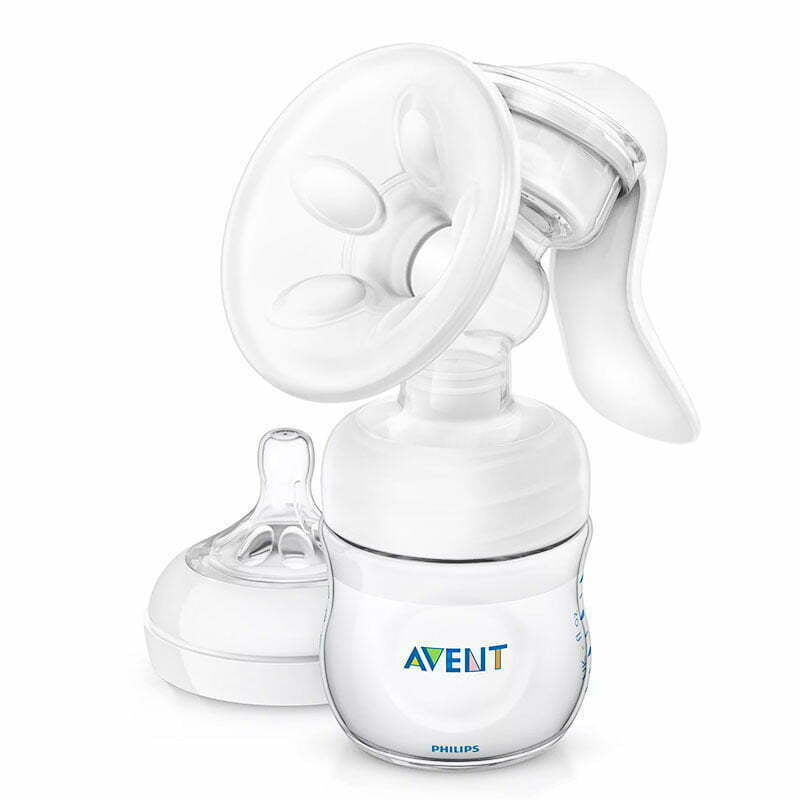 Manual breast pump with bottle | Avent - Zubaidas Mothershop