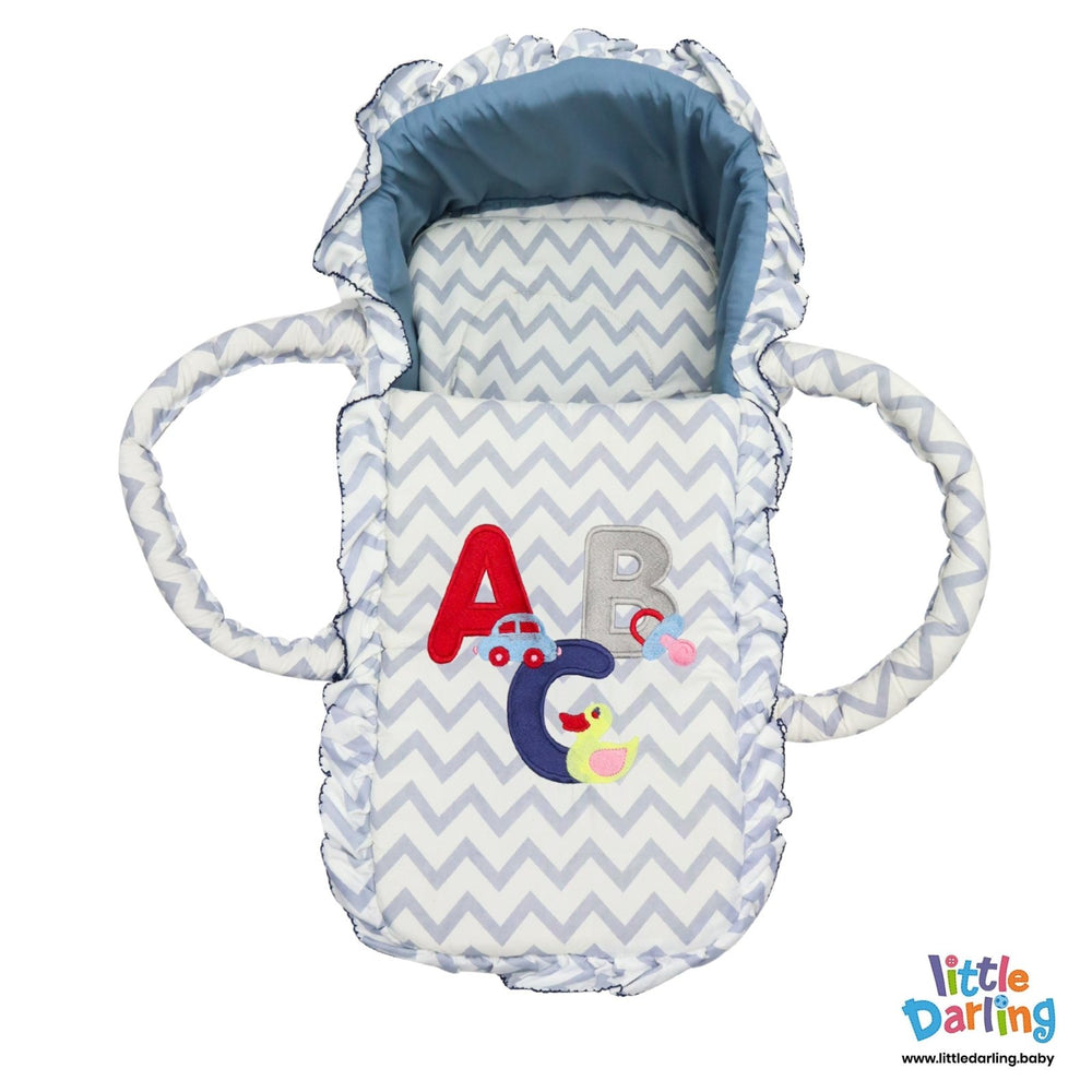 Moses Basket ABC Embroidery | Little Darling - Zubaidas Mothershop