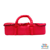Moses Basket Dots Print Red Color | Little Darling - Zubaidas Mothershop