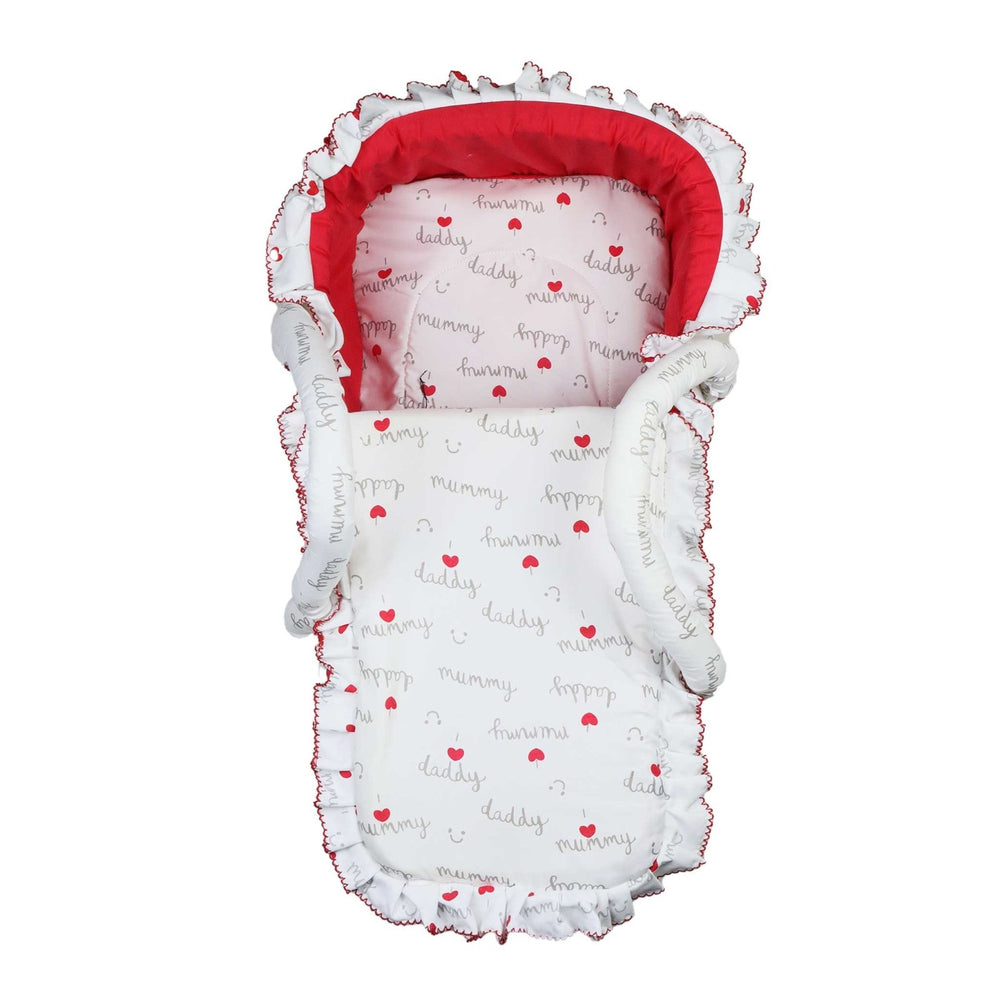 Moses Basket Mummy Daddy Print - Zubaidas Mothershop