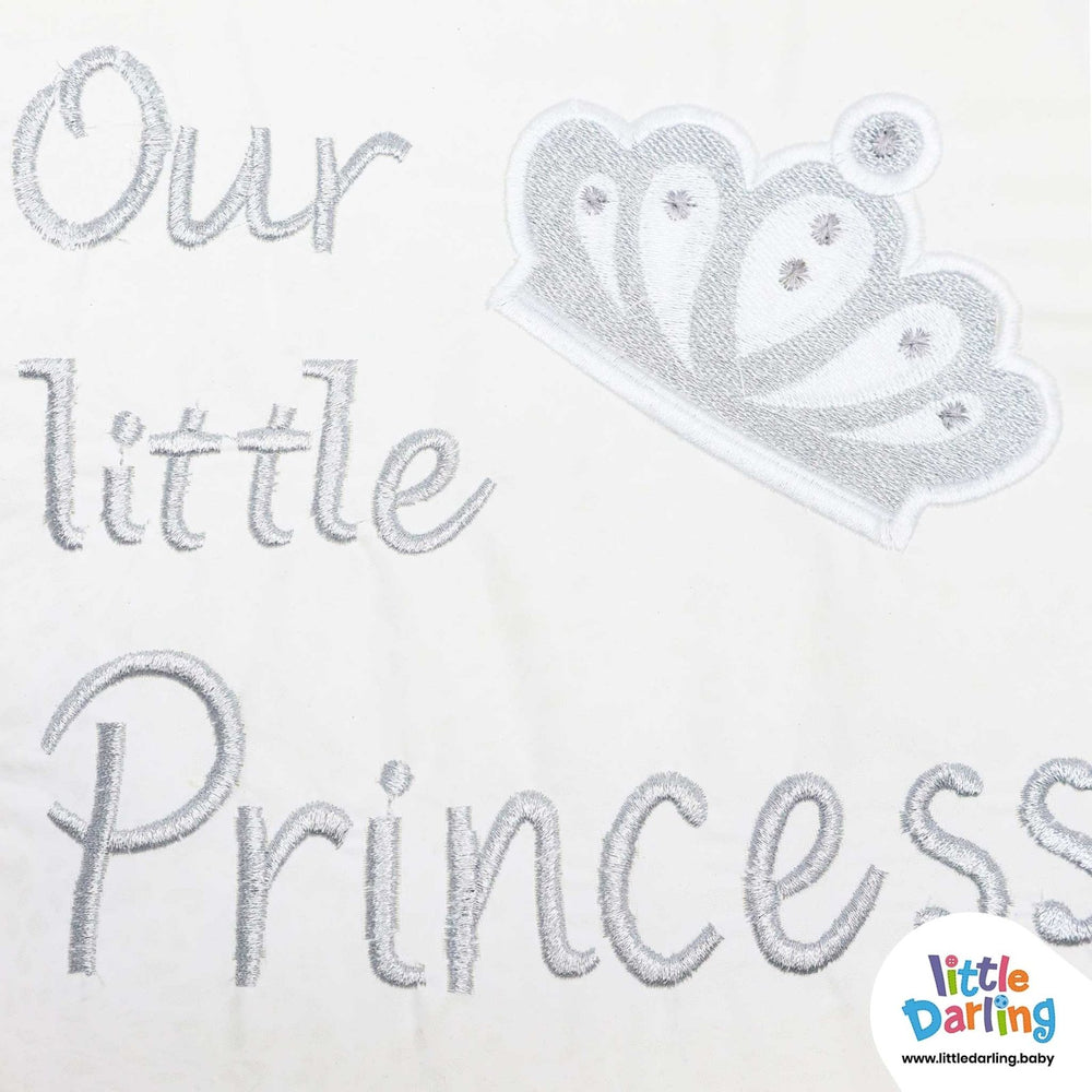 Moses Basket Our Little Princess White Color | Little Darling - Zubaidas Mothershop