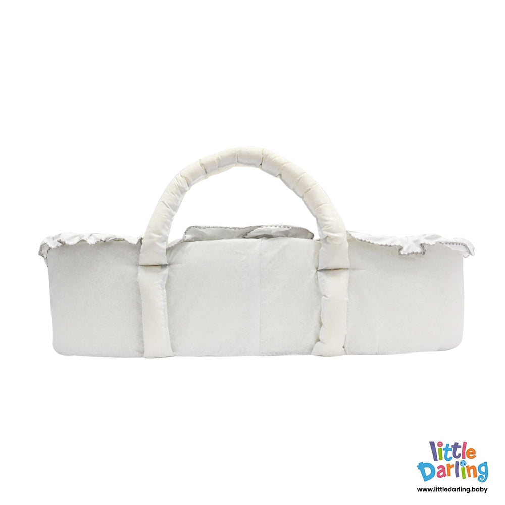 Moses Basket Our Little Princess White Color | Little Darling - Zubaidas Mothershop