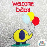 Moses Basket Welcome Baby Grey | Little Darling - Zubaidas Mothershop