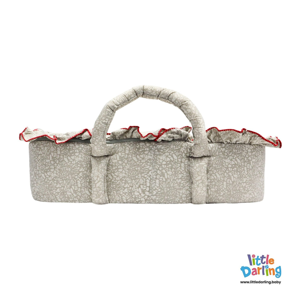 Moses Basket Welcome Baby Grey | Little Darling - Zubaidas Mothershop