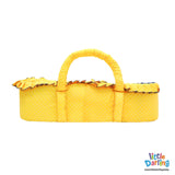 Moses Basket Yellow Color Dots Print | Little Darling - Zubaidas Mothershop