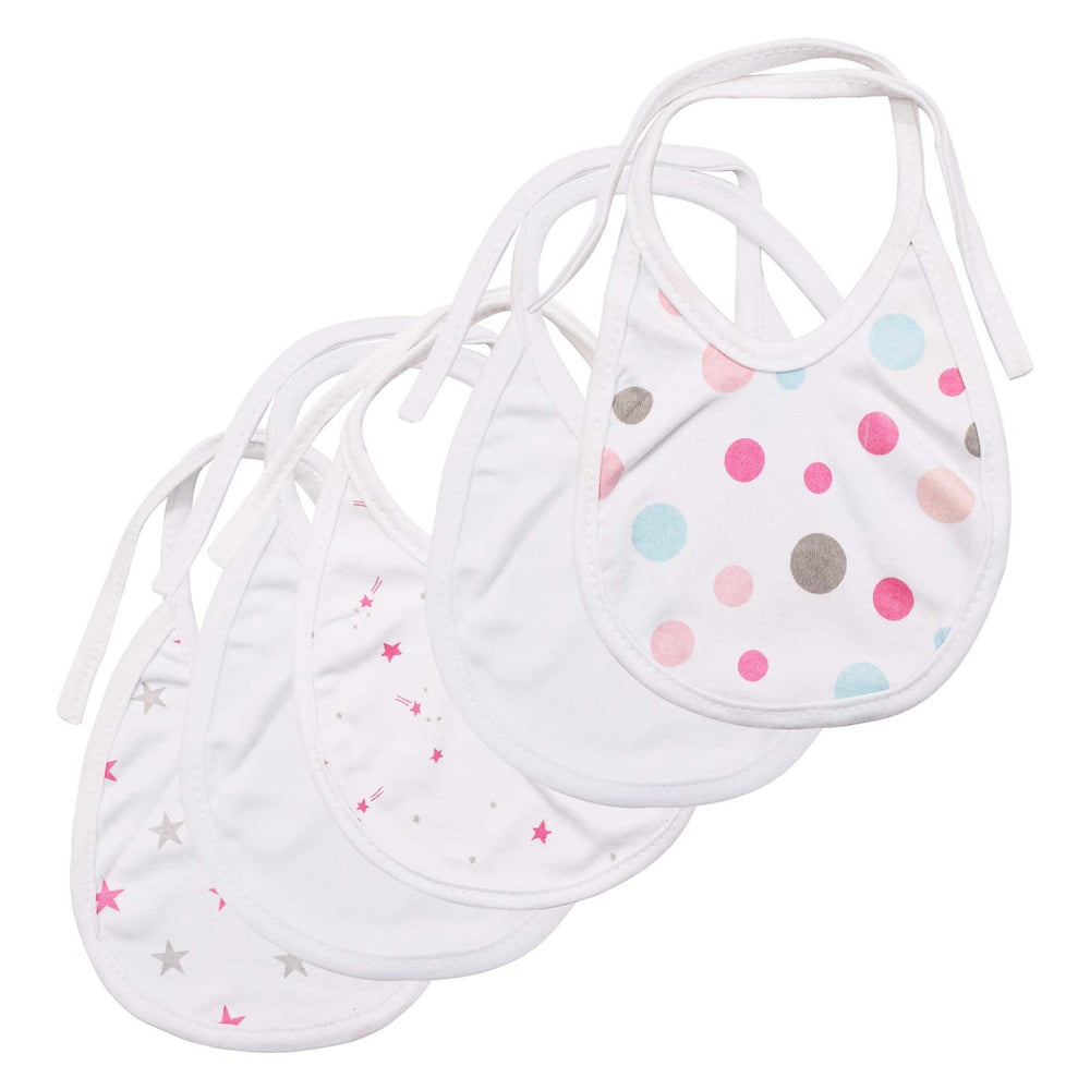 Multi Colors Pack of 5 Bibs - Zubaidas Mothershop