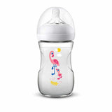 Natural Baby Bottle 1m+ 260ml Flamingo Printed | Avent - Zubaidas Mothershop
