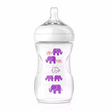 Natural baby bottle 1m+ 260ml Printed | Avent - Zubaidas Mothershop