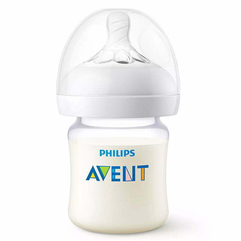 Natural PA baby bottle 0m+ 125ml by Avent